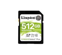 Kingston Technology Carte SDXC Canvas Select Plus 100R C10 UHS-I U3 V30 de 512 Go