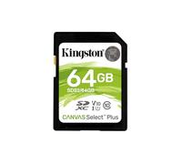 Kingston Technology Carte SDXC Canvas Select Plus 100R C10 UHS-I U1 V10 de 64 Go