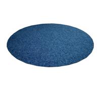 Kingston - Tapis type gazon artificiel rond - pour Jardin, Terrasse, Balcon - Bleu - 13 tailles disponibles [133 cm Rond]