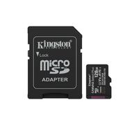 Kingston Technology 128GB microSDXC Canvas Select Plus Gen3 150MB/s A1 (Adaptateur SD inclus), 128 Go, MicroSDXC, Classe 10, UHS-I, 150 Mo/s, Class 1