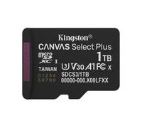 Kingston Carte microSDXC Canvas Select Plus 1 To – A1 V30 UHS‑I U3 – Noir