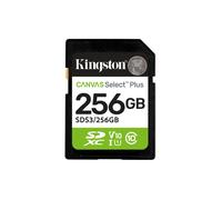 Kingston Cartes mémoire SD Canvas Select Plus 256Go SDXC Gen3 150MB/s C10 UHS-I U1 V10-SDS3/256GB