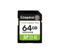 Kingston Technology 64 Go SDXC Canvas Select Plus Gen3 100 Mo/s C10 UHS-I U1 V10
