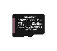 Kingston Technology Carte micSDXC Canvas Select Plus 100R A1 C10 de 256 Go sans ADP
