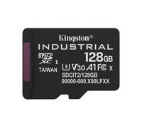Kingston Technology Carte microSDXC Industrielle 128GB C10 A1 pSLC UHS-I, Noir