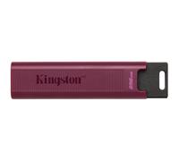 Kingston Technology DataTraveler 256GB Max Type-A 1000R/900W USB 3.2 Gen 2, 256 Go, USB Type-A, 3.2 Gen 2 (3.1 Gen 2), 1000 Mo/s, Slide, Rouge DTMAXA/