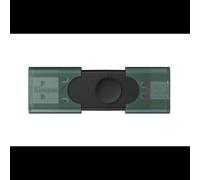 Kingston Technology DataTraveler Duo 128Go USB 3.2 Gen 1 Type-A/Type-C, boîtier noir/vert, compatible Windows/macOS/Linux/Chrome OS