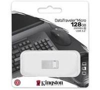 Kingston technology datatraveler micro lecteur usb flash 128 go usb type-a 3. 2 gen 1 (3. 1 gen 1) argent G
