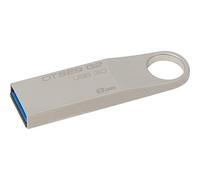 Kingston Technology - DTSE9G2/8GB - DataTraveler SE9 G2 - Clé USB 3.0 - 8 Go - Argent