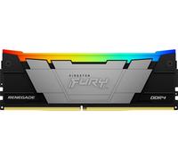 Kingston FURY Renegade RGB - DDR4 - module - 16 Go - DIMM 288 broches - 3600 MT/s / PC4-28800 - CL16 - 1.35 V - mémoire sans tampon - non ECC - noir Noir G