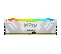 Kingston FURY Renegade DDR5 RGB Argent/Blanc XMP 24Go 8000MT/s CL38 DIMM Mémoire pour PC de Gamer Module Simple - KF580C38RWA-24