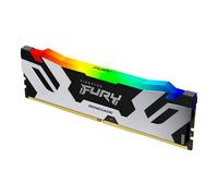 Kingston FURY Renegade DDR5 RGB Argent/Noir XMP 24Go 7200MT/s CL38 DIMM Mémoire pour PC de Gamer Module Simple - KF572C38RSA-24