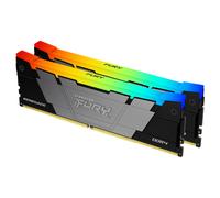 Kingston FURY Renegade RGB 32Go 3600MT/s DDR4 CL16 DIMM (Kit de 2) 1Gx8 Mémoire pour PC de Game - KF436C16RB12AK2/32