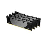 Kingston FURY Renegade - DDR4 - kit - 32 Go: 4 x 8 Go - DIMM 288 broches - 3600 MHz / PC4-28800 - CL16 - 1.2 V - mémoire sans tampon - non ECC - noir