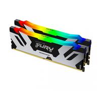 Kingston Kit mémoire Fury Renegade RGB 32GB (2x16) DDR5-6400 CL32-39-39 noir/argent
