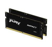 Kingston Technology FURY 32GB 6400MT/s DDR5 CL38 SODIMM (Kit de 2) Impact XMP
