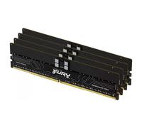 Kingston FURY Renegade Pro - DDR5 - kit - 64 Go: 4 x 16 Go - DIMM 288 broches - 6000 MHz / PC5-48000 - CL32 - 1.35 V - mémoire enregistré - on-die ECC - noir