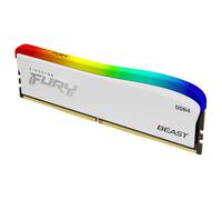 Kingston Technology FURY Beast 16GB 3200MT/s DDR4 CL16 DIMM blanc RGB SE