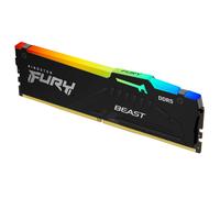 Kingston Fury? Beast RGB DDR5 - 32 Go (1 x 32 Go) - 5600 MT/s C40 - Intel XMP 3.0 - Noir - Neuf