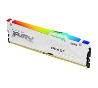 Kingston Technology FURY Beast 32 Go 5600 MT/s DDR5 CL40 DIMM White RGB XMP