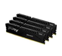 Kingston Technology FURY Beast 64 Go 6000 MT/s DDR5 CL40 DIMM (Kits de 4) Black XMP