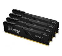 Kingston Technology FURY Beast 128Go 3200MT/s DDR4 CL16 DIMM (Kit de 4) Black