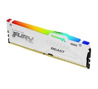 Kingston Technology FURY Beast 16GB 6000MT/s DDR5 CL30 DIMM White RGB EXPO