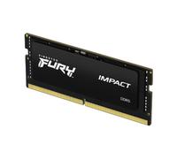 Kingston Technology FURY DDR5 SODIMM Impact CL38 8 Go 4 800 MT/s, 8 Go, 1 x 8 Go, DDR5, 262-pin SO-DIMM KF548S38IB-8