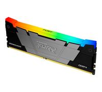 Kingston FURY Renegade RGB - DDR4 - module - 16 Go - DIMM 288 broches - 3600 MHz / PC4-28800 - CL16 - 1.35 V - mémoire sans tampon - non ECC - noir
