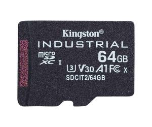 Kingston Technology Industrial 64 Go MicroSDXC UHS-I Classe 10