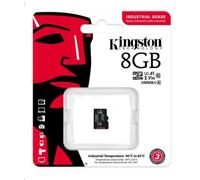Kingston Industrial - carte mémoire flash - 8 Go - microSDHC UHS-I