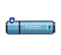 Kingston Technology IronKey 256Go Vault Privacy 50 chiffrée AES-256, FIPS 197, 256 Go, USB Type-A, 3.2 Gen 1 (3.1 Gen 1), 230 Mo/s, Casquette, Noir, B
