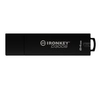 Kingston Technology IronKey Clé USB chiffrée 64 Go D300S AES 256 XTS