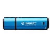 Kingston Technology IronKey Vault Privacy 50 lecteur USB flash USB Type-C 3.2 Gen 1 (3.1 Gen 1) Noir, Bleu G