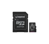 Kingston Technology microSDXC 256GB Canvas Select Plus Gen3, 150MB/s, UHS-I U1 V10 A1, Adaptateur SD inclus, exFAT, Température -25°C/85°C