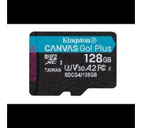 Carte mémoire - KINGSTON - Canvas Go Plus - 128Go - Vitesse de lecture 200MB/s - U3 V30
