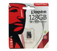 Kingston Technology Mini carte mémoire Micro SD pour tablette et téléphone portable Noir 128 Go