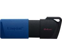 Kingston Technology DataTraveler 64GB USB3.2 Gen 1 Exodia M (Noir + Bleu) - 2 Pieces