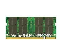 Kingston ValueRAM - DDR2 - module - 512 Mo - SO DIMM 200 broches - 400 MHz / PC2-3200 - CL3 - 1.8 V - mémoire sans tampon - non ECC