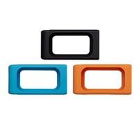 Kingston Paquet de 3 étuis en Caoutchouc pour SSD XS - Noir, Bleu Clair, Orange - SNA-XSR1-3P