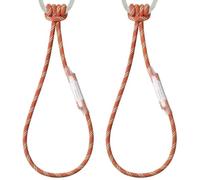 KINGTLE Prusik Loop 10 mm 100 % nylon cousu - 23 kN/2 345,5 kg MBS - Idéal pour les amateurs de plein air en escalade, alpinisme, travaux aériens, taille d'arbres et sauvetage (orange, 10 mm 60 cm)