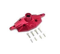 KingVal Boîtier de rechange en alliage d'aluminium pour essieu arrière - Pièces RC compatibles avec 1/6 LOSI Super Baja Rey 4WD Truck RTR 9320977 (rouge)