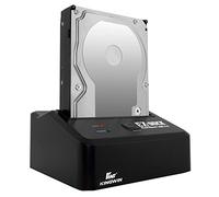 Kingwin 2 Baies USB 3.0 EZ Station d'accueil pour 6,3 cm et 8,9 cm avec Clone USB 3.0 Noir