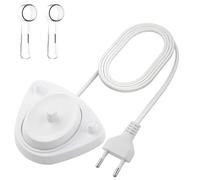 KingYH Chargeur de Brosse à Dents électrique Porte-Brosse à Dents Electrique 2 Capuchons de Protection Compatible avec O-ral-B Genius X iO2 iO3 iO4 iO5 iO6 Vitality Pro Pro 3 3500 Series 3