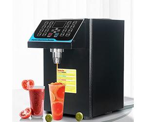 KinHall Auto Fructose Machine quantitative Distributeur automatique de fructose sirop 450 W 7500 cc Fructose Machine quantitative Fût en acier inoxydable + Sortie de fructose pour lait, thé, café