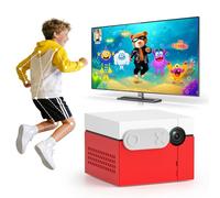 Kinhank Console de Jeu à Détection de Mouvement pour Enfants et Familles | Système de jeu vidéo interactif avec des mises à jour mensuelles, plus de 40 jeux gratuits et 1 mois de Fun Pass,sans manette