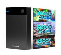Kinhank Disque dur externe avec plus de 96 000 jeux rétro, compatible avec plus de 400 émulateurs, disque dur de jeu rétro de 12 To, disque dur de jeu portable pour Win 7/8/10/11
