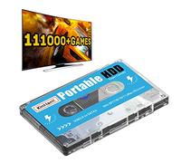 Kinhank Disque dur externe portable de 500 G, plus de 111 000 jeux intégrés, système de jeu Batocera 33, pour ordinateur portable/PC/Windows/, (pas de manette de jeu)