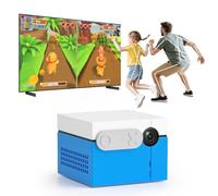 KINHANK MotionX Console de Jeux à détection de Mouvement,Système de jeux vidéo physique interactif parent-enfant,Console Enfant sans Manette/Mises à jour mensuelles,Jouet Cadeau pour Enfants dès 4 Ans