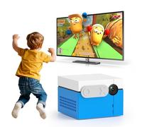 KINHANK MotionX Consoles de Jeux à Détection de Mouvement, Système de Jeu Vidéo Plug&Play pour Interactif Parent-Enfant, Sans abonnement & Manette,Jouet Cadeau pour garçons et Filles à partir de 3 Ans